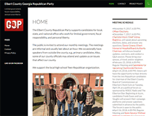 Tablet Screenshot of elbert-gop.com